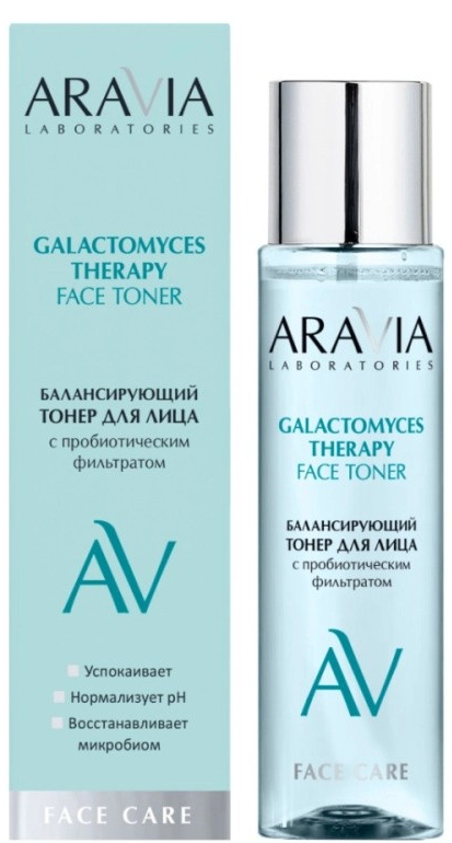 ARAVIA Laboratories Балансирующий тонер для лица Galactomyces Therapy, 200 мл