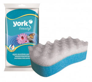 York Губка для ванны и массажа MOTYL