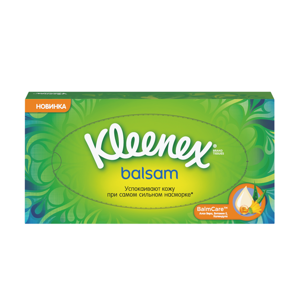 Kleenex Салфетки бальзам BOX Balsam REG 72шт