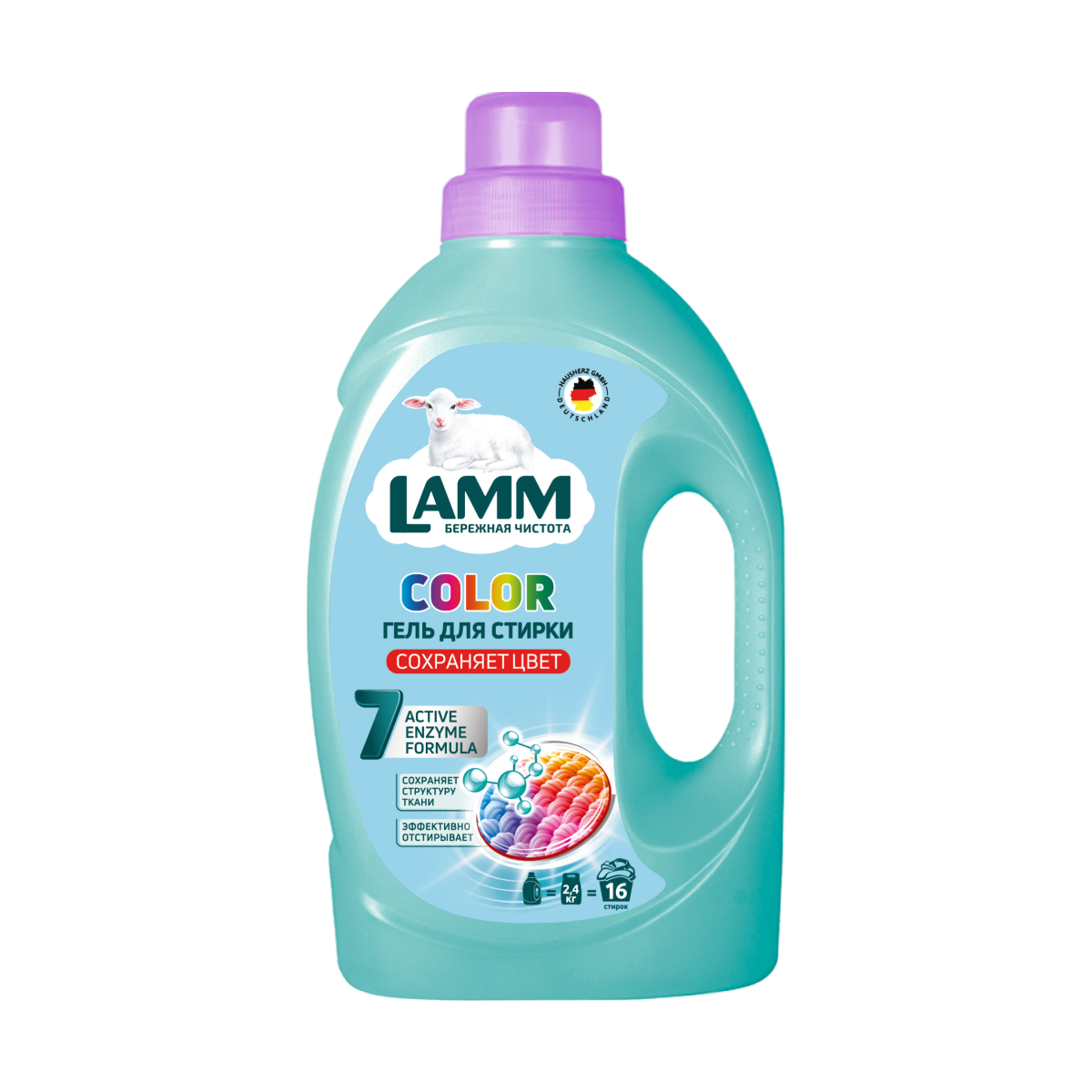 Lamm Гель для стирки Color защита цвета 1,04л