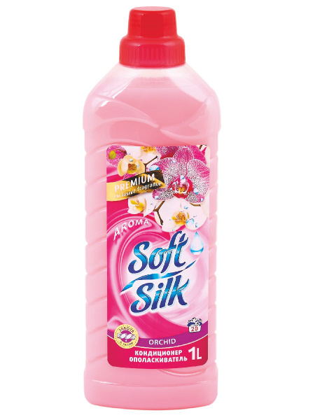 Ополаскиватель для тканей "Soft Silk Premium" Orchid 1л