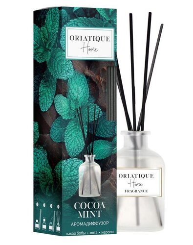 Oriatique Аромадиффузор Oriatique COCOA MINT (какао бобы, мята, нероли), 40мл