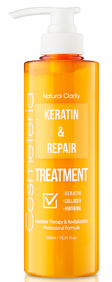COSMETERIA Hair Treatment Keratin & Repair Бальзам для волос Кератин и Восстановление 500 мл