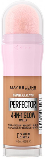 Maybelline Тональное средство 4в1 Instant Perfector Glow #02 medium