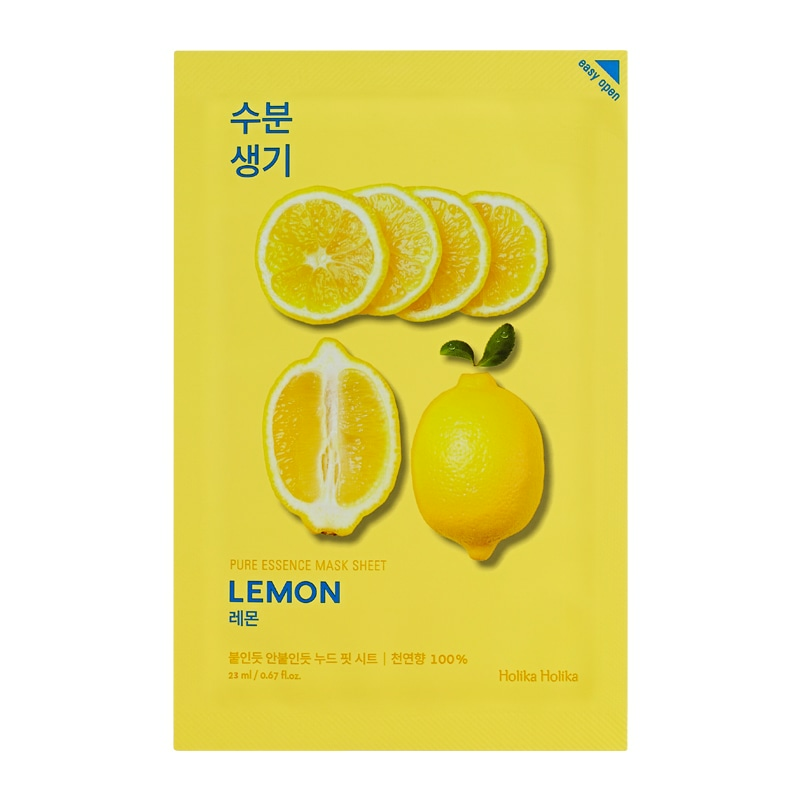 Holika Holika Тонизирующая тканевая маска Pure Essence Mask Sheet Lemon, лимон