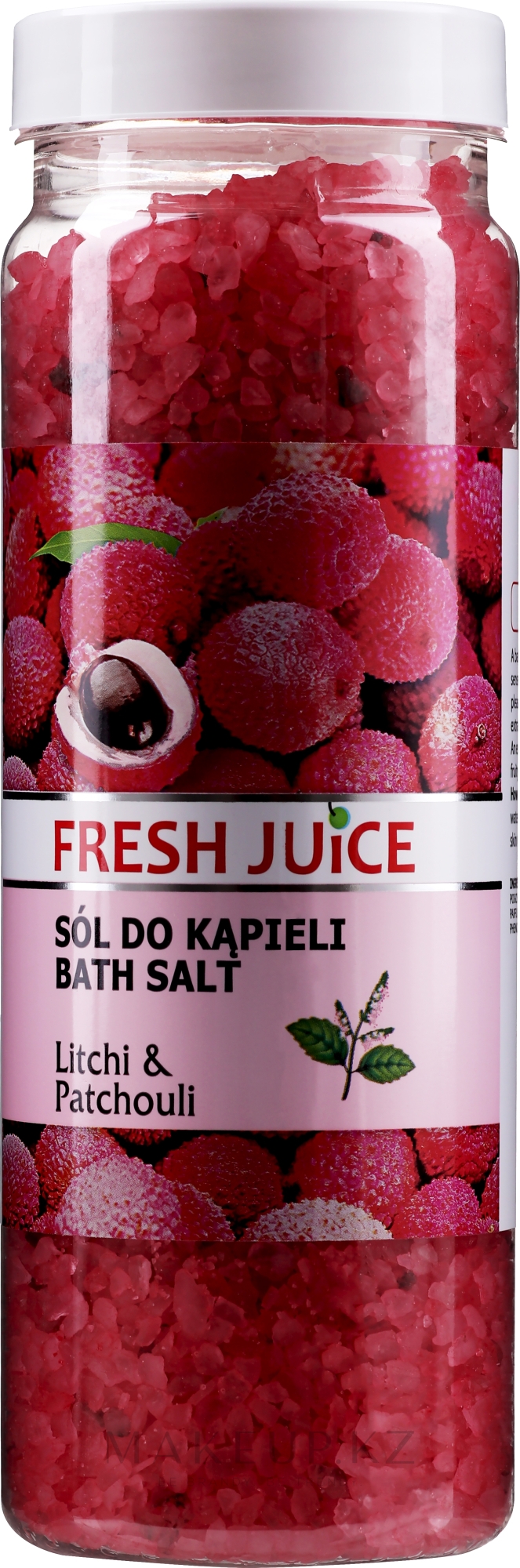 Fresh Juice Соль для ванн Litchi&Patchouli 700г