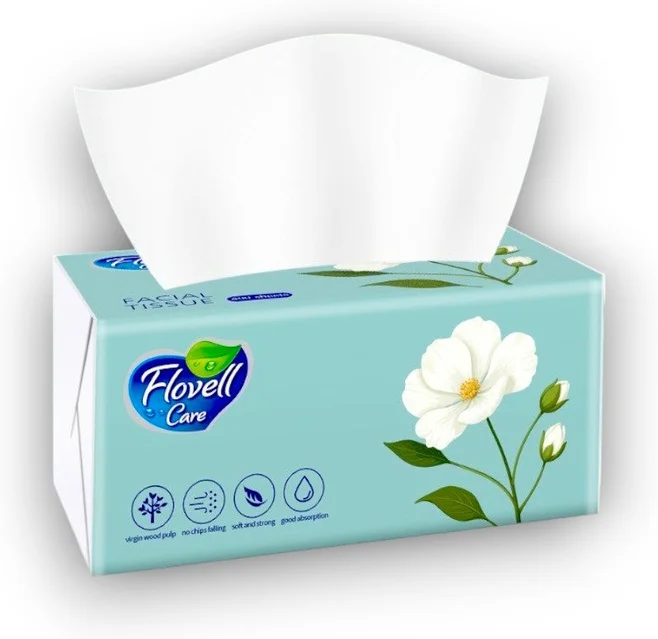 Flovell Care салфетки бумажное вытяжные 6 слойные (6шт в уп)