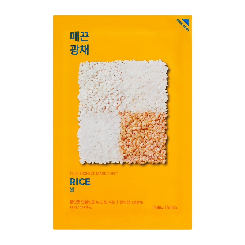 Holika Holika Тканевая маска против пигментации Pure Essence Mask Sheet Rice, рис