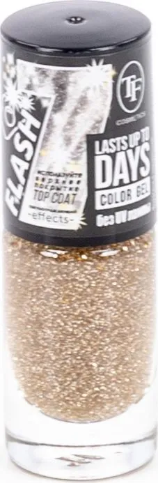 Triumf лак для ногтей "Color Gel FLASH" тон 355, 8мл "Gold flash/Золотая вспышка" (4471)