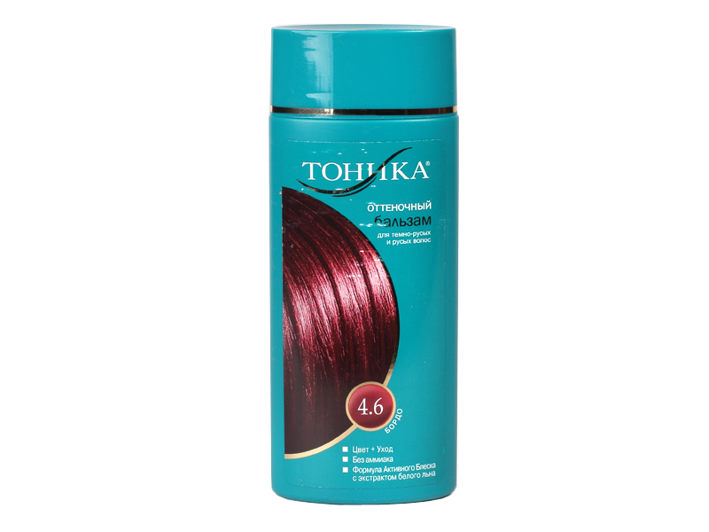 Оттеночный бальзам для волос Тоника 4.6 Бордо 150мл