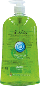 Мыло жидкое "Romax" Ледяной лайм", 1000 г