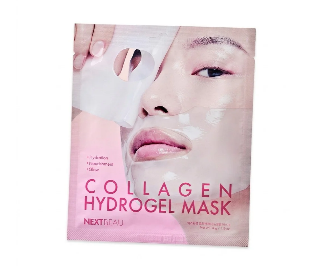 NEXTBEAU Collagen Hydrogel Mask Маска для лица гидрогелевая коллагеновая