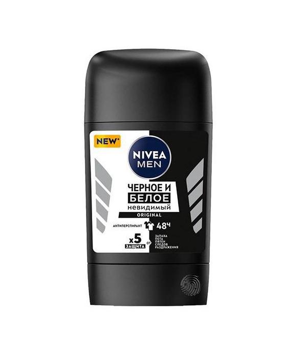 Nivea Антиперспирант-стик Черное и Белое Original 50 ml