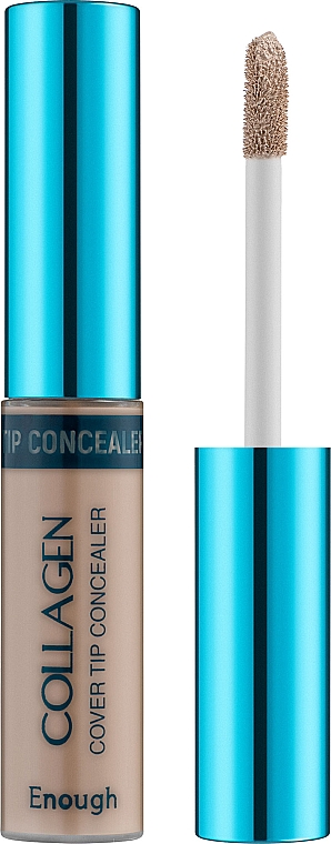 ENOUGH - КОНСИЛЕР УВЛАЖНЯЮЩИЙ С КОЛЛАГЕНОМ № 01 COLLAGEN COVER TIP CONCEALER №01, 9 МЛ