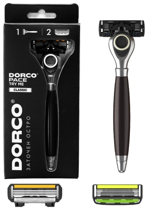 DORCO Бритва Try me Classic + 2 кассеты