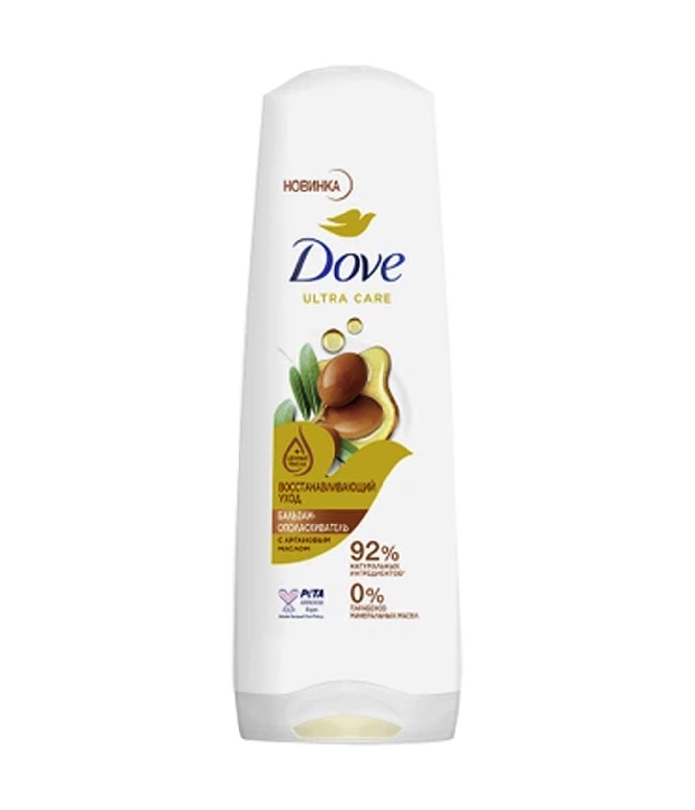 DOVE БАЛЬЗАМ-ОПОЛАСКИВАТЕЛЬ ВОССТАНАВЛИВАЮЩИЙ УХОД С АРГАНОВЫМ МАСЛОМ 350МЛ