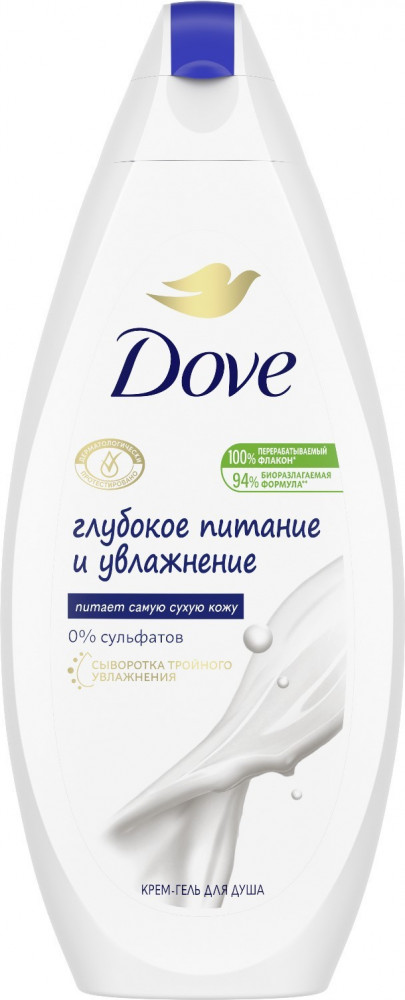 DOVE ГЕЛЬ ДЛЯ ДУША ГЛУБОКОЕ ПИТАНИЕ 250мл