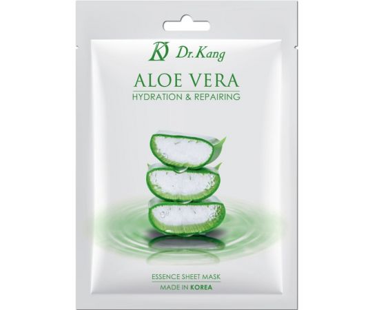 Dr. Kang Маска тканевая для лица Алоэ Вера/ALOE VERA (Hydration & Repairing) Essence Sheet Mask 