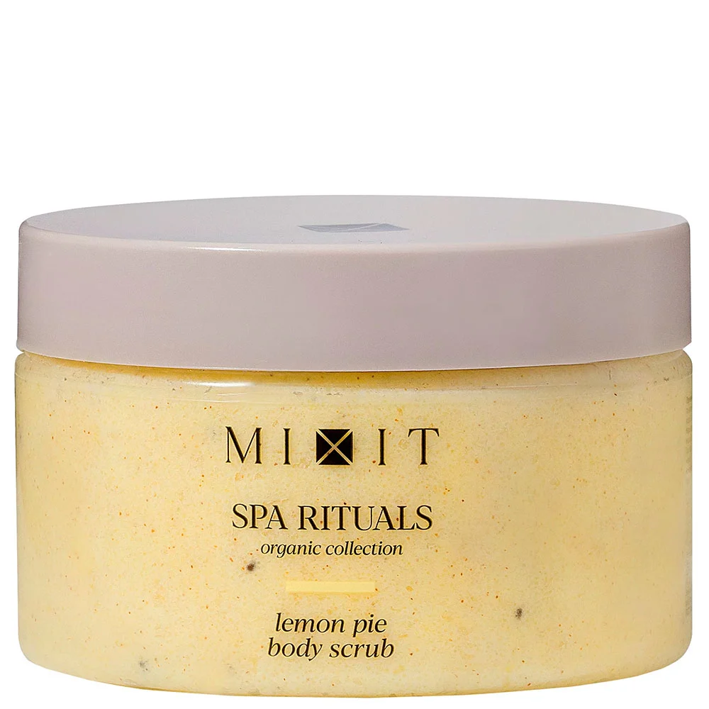 MIXIT Соляной скраб-бальзам для тела с ароматом лимонного пирога, 300гр