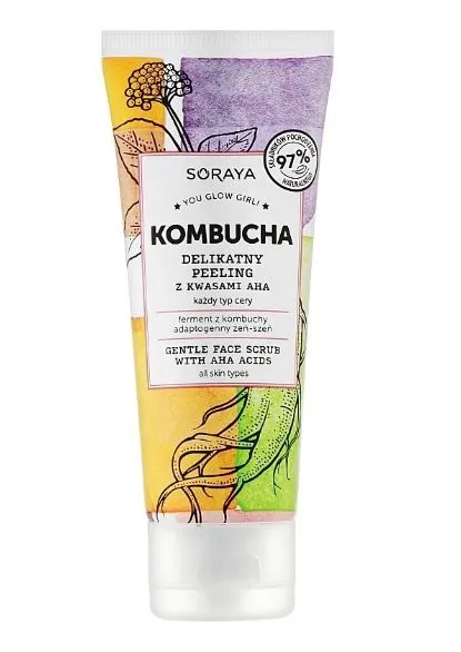 SORAYA Пилинг с AHA кислотами KOMBUCHA 75мл