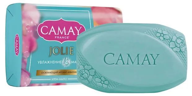 Camay France Jolie Освежающий аромат Акватики крем-мыло 85гр