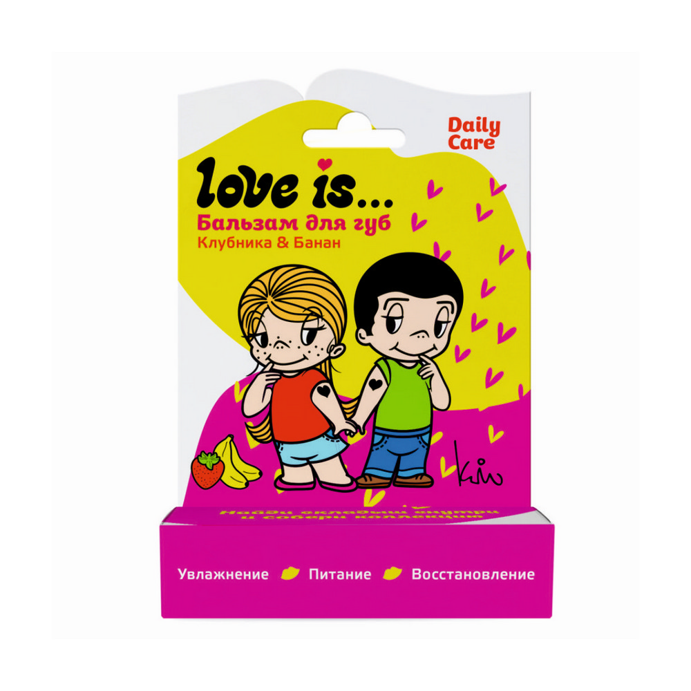 Love is Бальзам для губ Клубника&Банан 4,2 гр