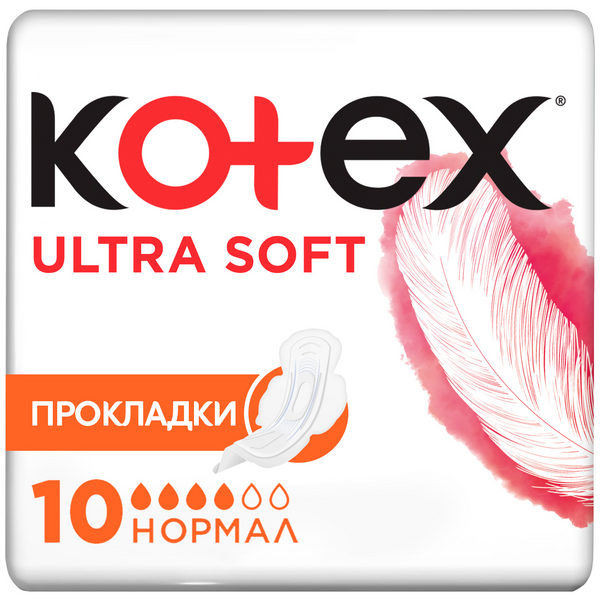 Kotex прокладки Ультра Soft Normal Pads 10*16