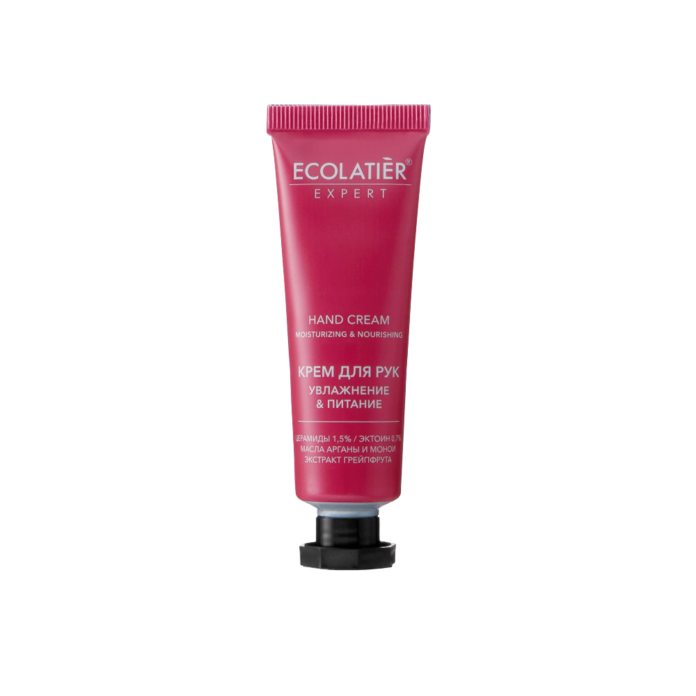 Ecolatier EXP КРЕМ ДЛЯ РУК УВЛАЖНЕНИЕ И ПИТАНИЕ "АРГАНА И МОНОИ", 30 мл