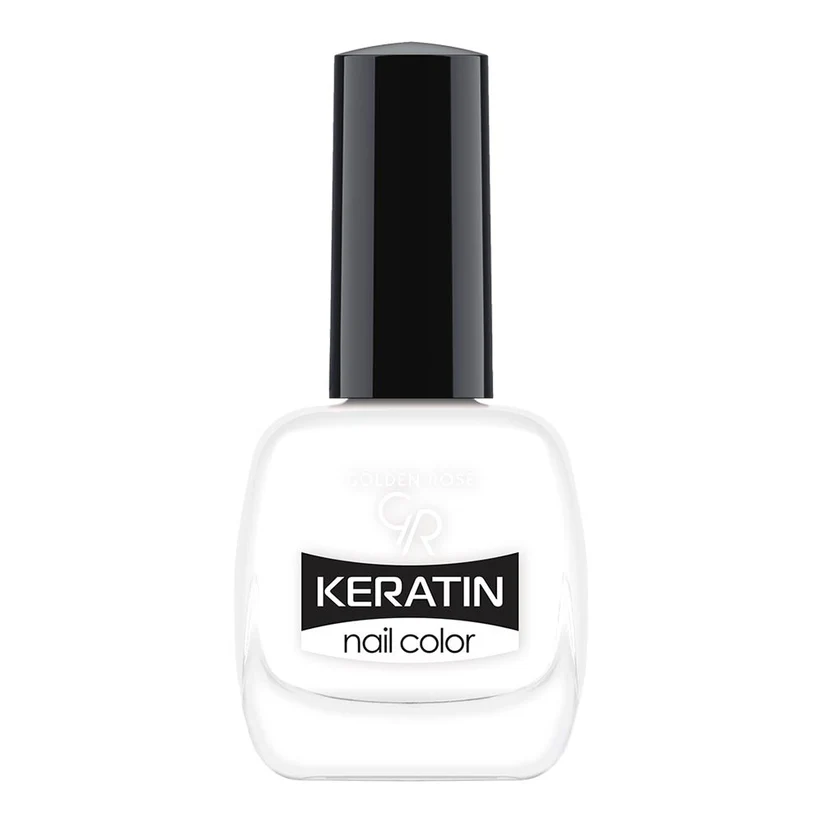 Golden Rose Лак для ногтей KERATIN NAIL COLOR Clear