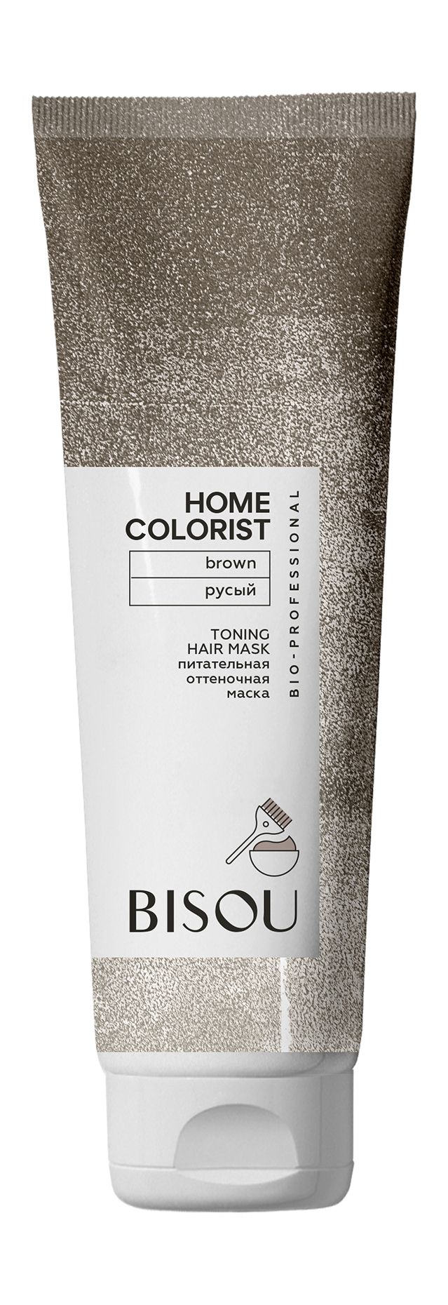 Bisou Home Colorist Оттеночная маска “Русый”, 150 мл