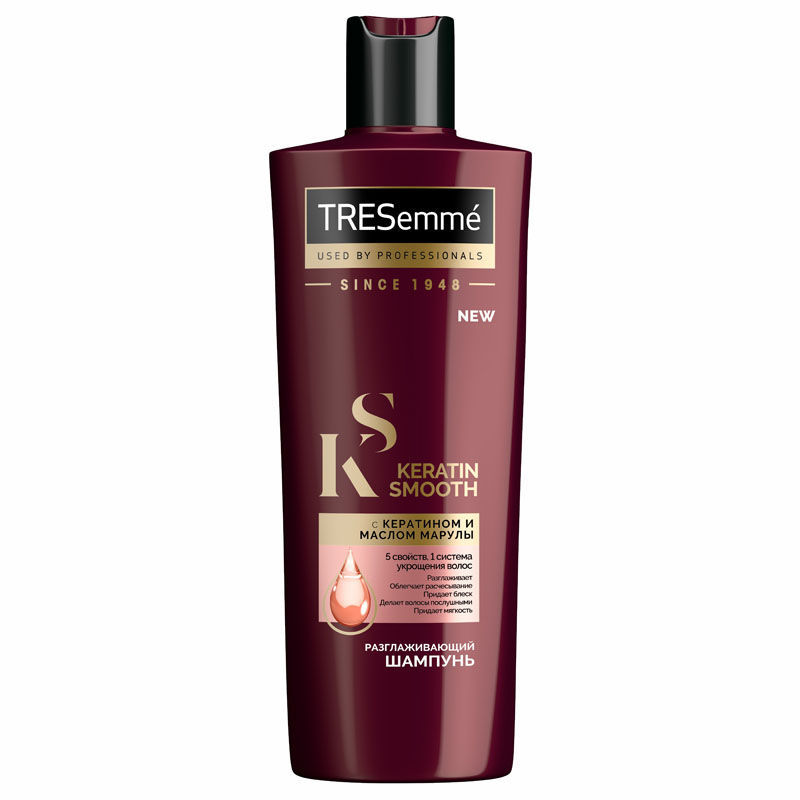 Tresemme Шампунь разглаживающий Keratin smooth 400мл