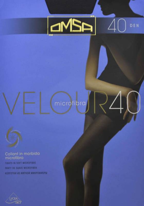 Omsa Колготки Velour 40 Antracite 2