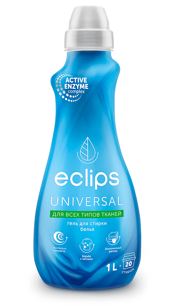 Eclips Гель для стирки Universal для всех типов тканей 1л