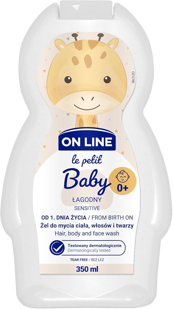 ON LINE BABY le petit 3в1 детский гель для волос, тела и лица SENSITIVE 350мл