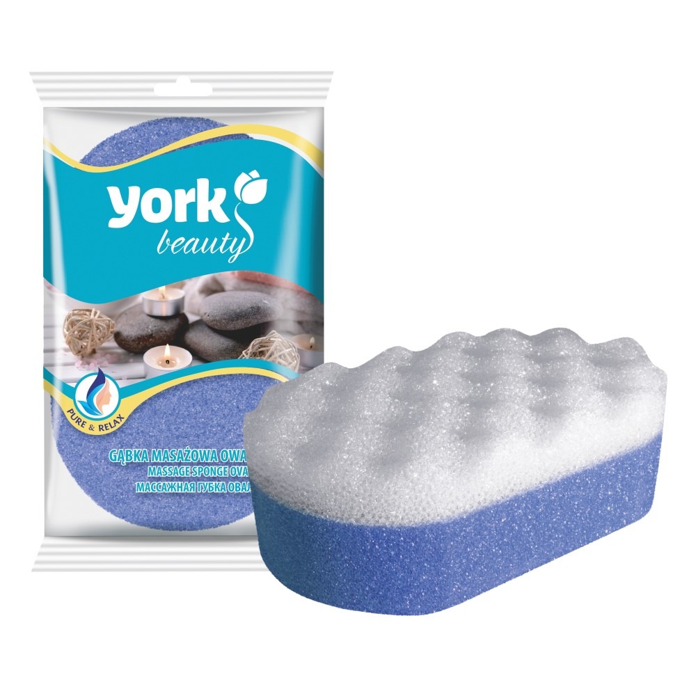 York Губка для ванны и массажа OWALNA