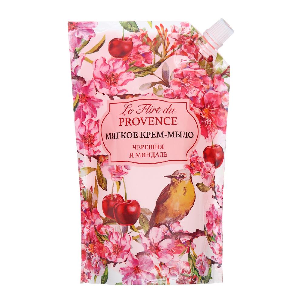 Le Flirt Крем-мыло Черешня и Миндаль дой-пак шие және бадам  0,5л Le Flirt Крем-мыло Черешня и Миндаль дой-пак шие және бадам  0,5л