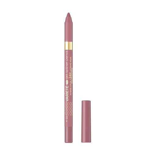 Eveline ГЕЛЕВЫЙ КАРАНДАШ ДЛЯ ГУБ ВОДОСТОЙКИЙ/МАТОВЫЙ 02-PINKISH серии VARIETE GEL LIPLINER PENCIL