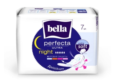 Bella Ультратонкие прокладки Perfecta Ultra Night 7шт. NEW