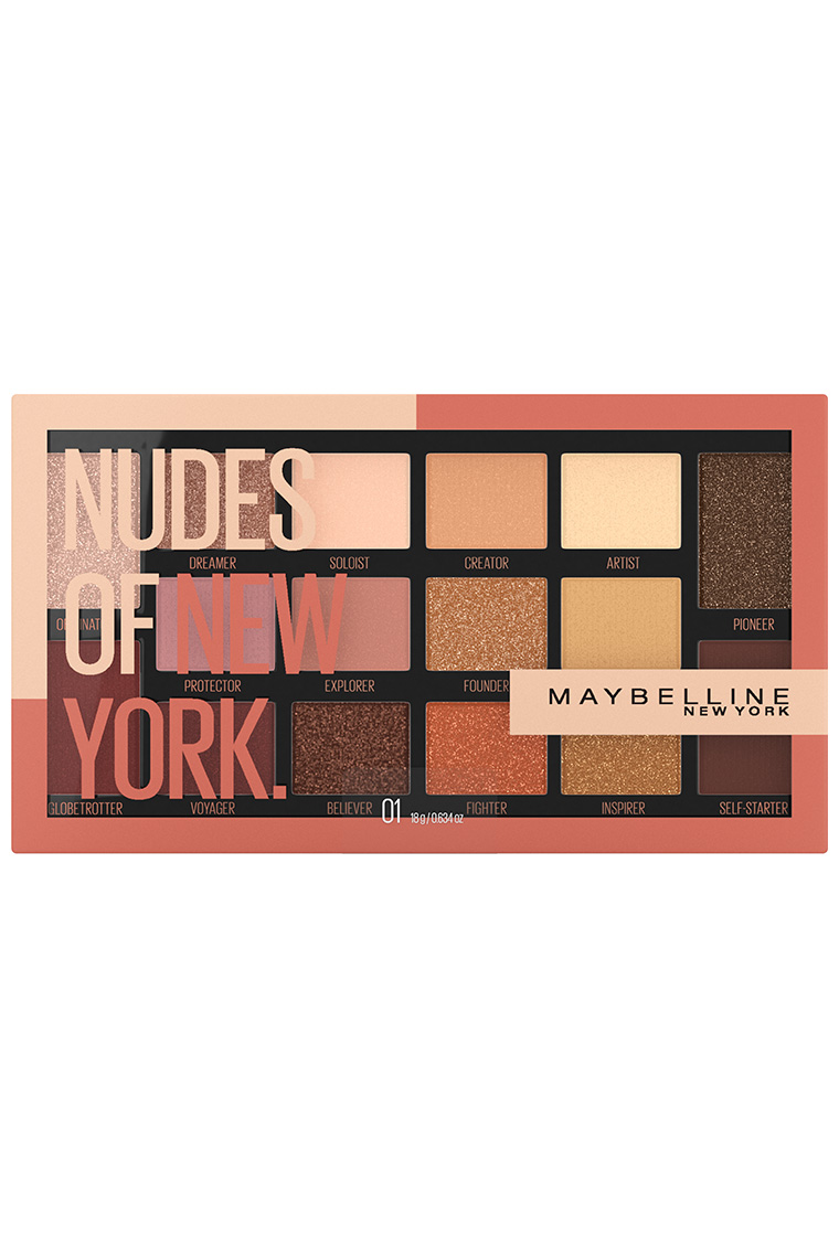 Maybelline Палетка теней для век "Nudes of NewYork", 18 г