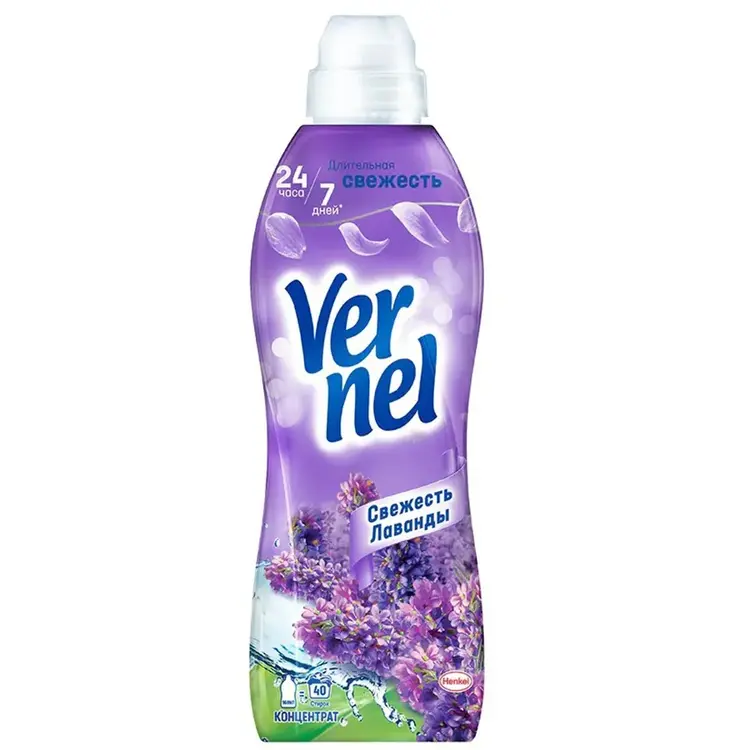 Vernel Ополаскиватель для белья 960 мл свежесть лаванды