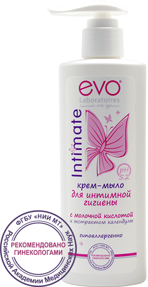 EVO Крем-мыло для интимной гигиены, 200 мл