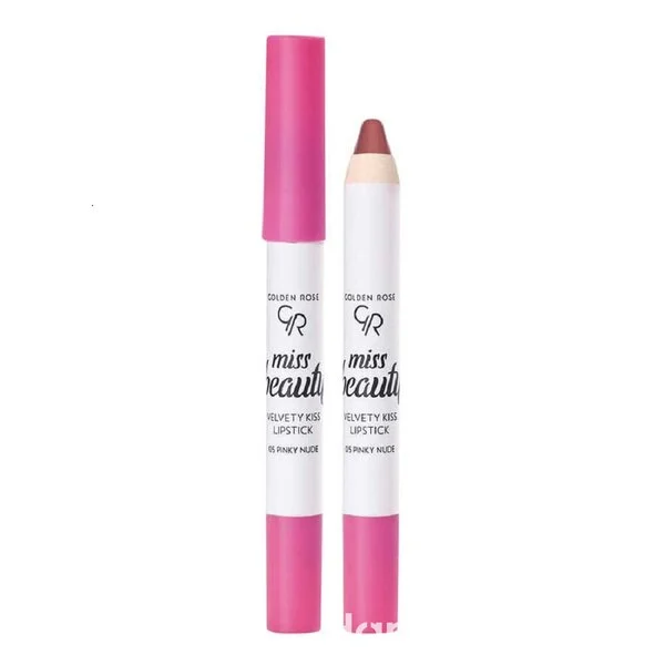 Golden Rose карандаш-помада MISS BEAUTY VELVETY KISS LIPSTICK  05 PINKY NUDE