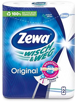Zewa бум полотенца Wisch&Weg Original, 2 рул, 2 сл (45 листов)
