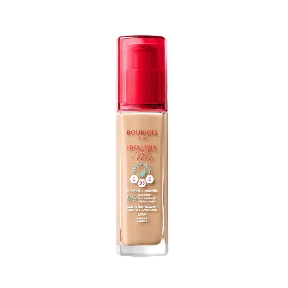 Bourjois Тональная основа д/лица Healthy Mix Clean Foundation #52W Vanilla, 30мл