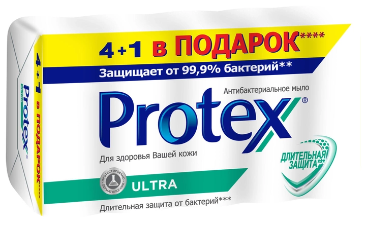 Protex Мыло Ultra мультипак 24x5x70гр New