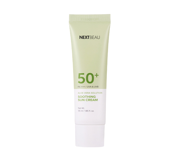 NEXTBEAU Sun Cream Aloe Vera SPF50+/PAA++++/UVA&UVB Солнцезащитный крем с Алоэ 55 мл