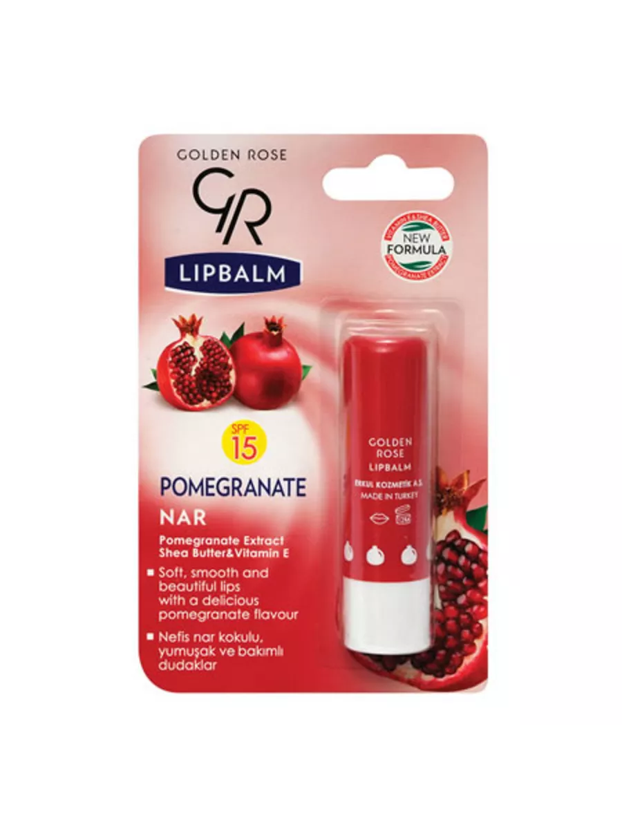 Golden Rose Бальзам для губ  LIP BALM POMEGRANATE SPF 15 №08
