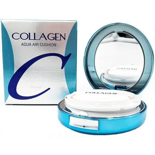 ENOUGH - КУШОН ДЛЯ ЛИЦА УВЛАЖНЯЮЩИЙ С КОЛЛАГЕНОМ COLLAGEN AQUA AIR CUSHION №13, 15 Г