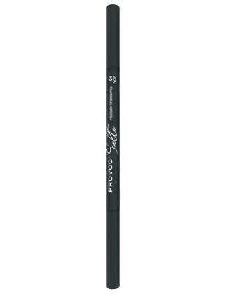 Provoc Svelte Precision Tip brow pen Noir  Ультратонкий карандаш для бровей, 04 брюнет SVL04