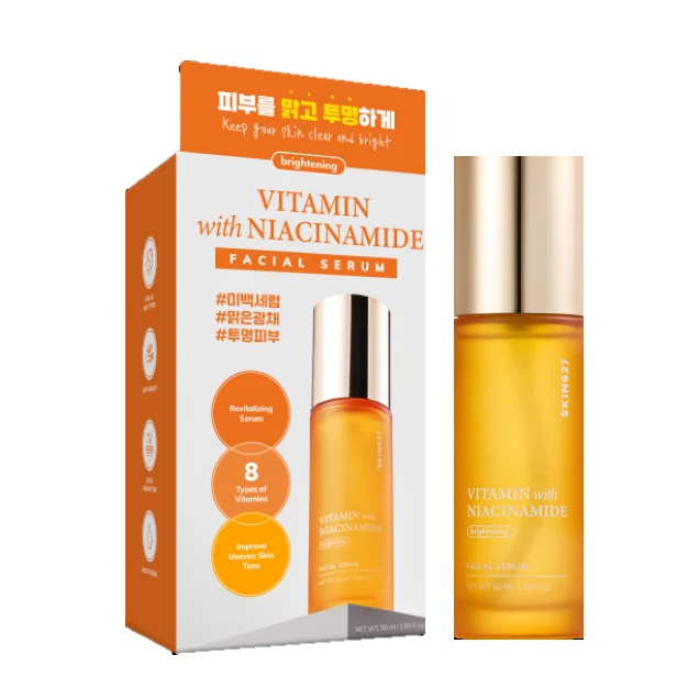 SKIN627 Сыворотка для лица VITAMIN with NIACINAMIDE INTENSE  Витамин и Ниацинамид 50 мл